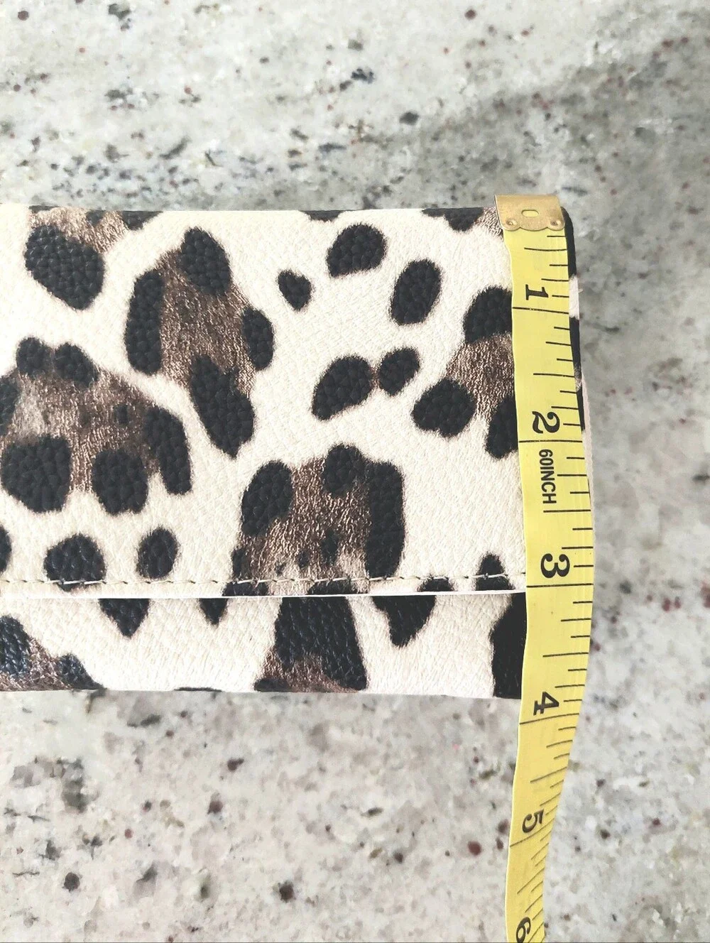 Meli Melo Paris Compartmentalized Animal Print Wallet NWOT